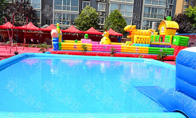 北京卡通系列充气游泳池